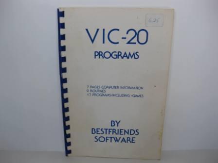 VIC-20 Programs (Programming Book) - Vic-20 Manual